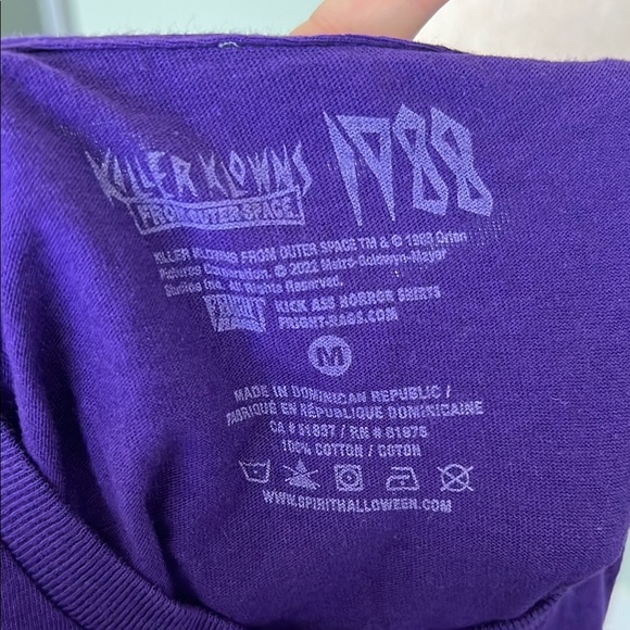 Purple Killer Klowns from Outer Space T-Shirt - Picture 3 of 3